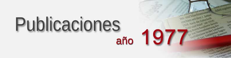 Publicaciones Grupo Corpal 1977