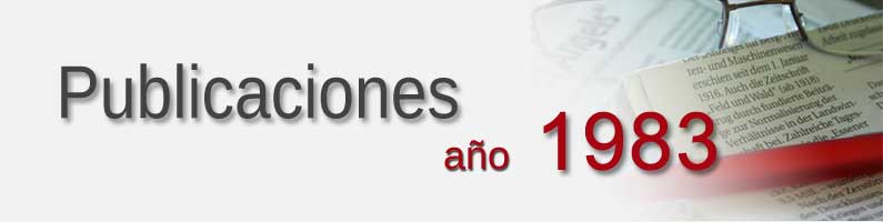 Publicaciones Grupo Corpal 1983