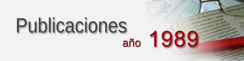 Publicaciones Grupo Corpal 1989