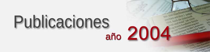 Publicaciones Grupo Corpal 2004