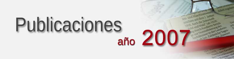Publicaciones Grupo Corpal 2007
