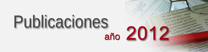 Publicaciones Grupo Corpal 2012