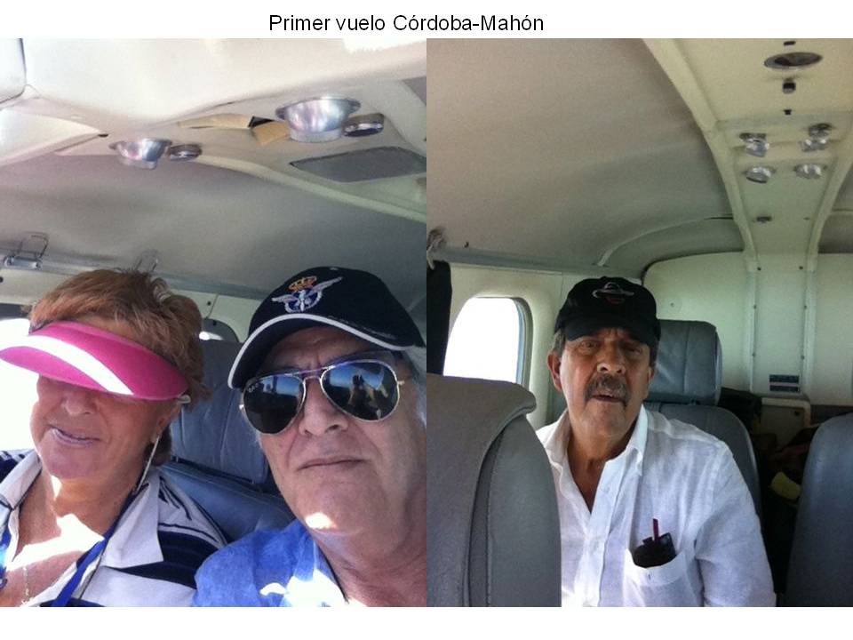 Primer vuelo Córdoba- Mahón