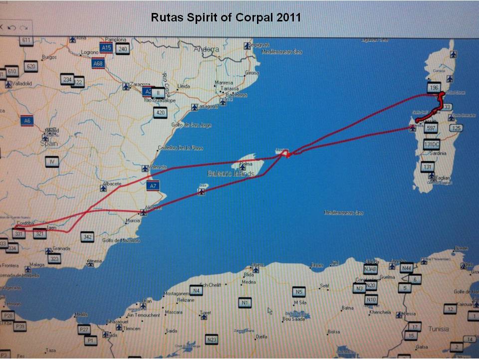 Ruta spirit of Corpal julio 2011