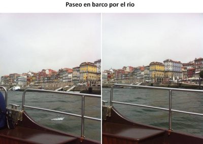 Paseo en barco por el río (Oporto)