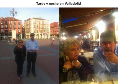 Tarde y noche en Valladolid